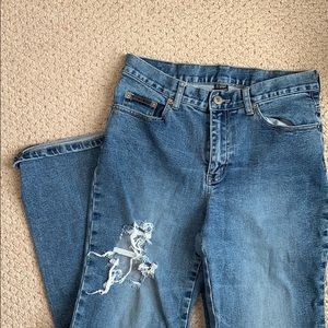 Vintage light wash jeans